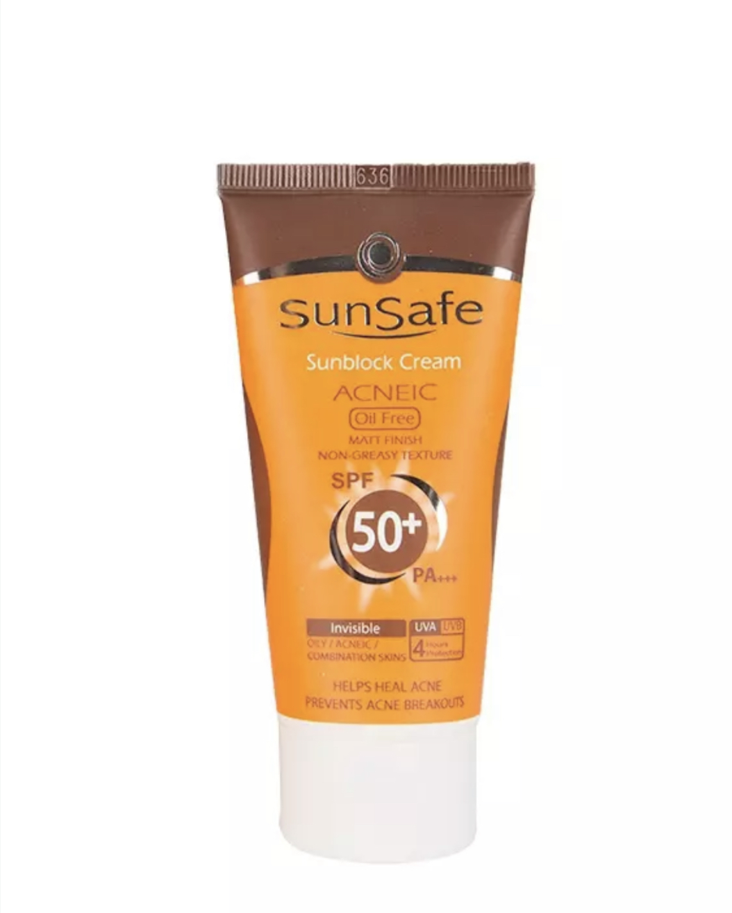کرم ضد آفتاب فاقد چربی  SPF50 بی رنگ سان سیف